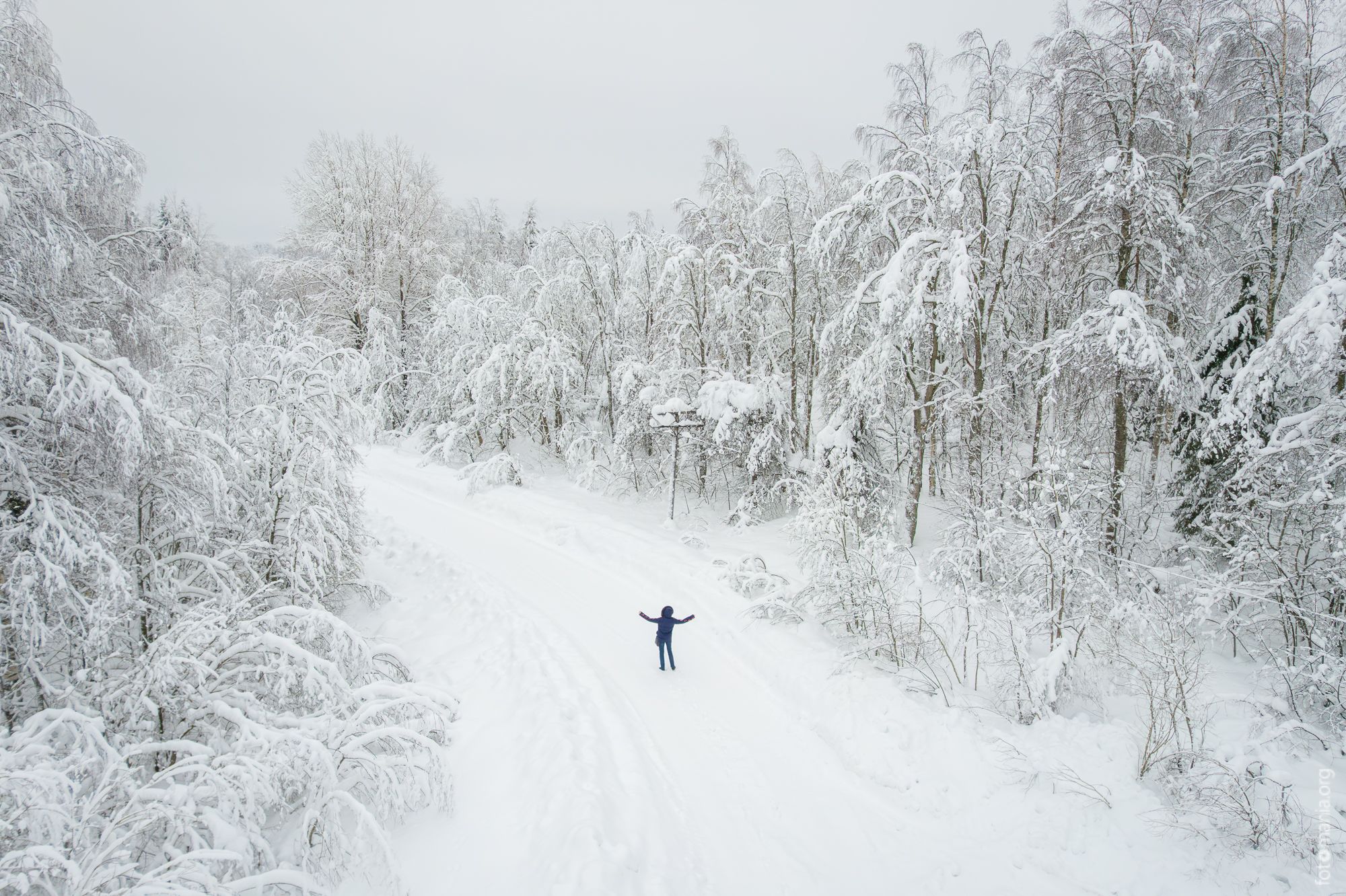 Road to Lumbozero village, Russian Federation