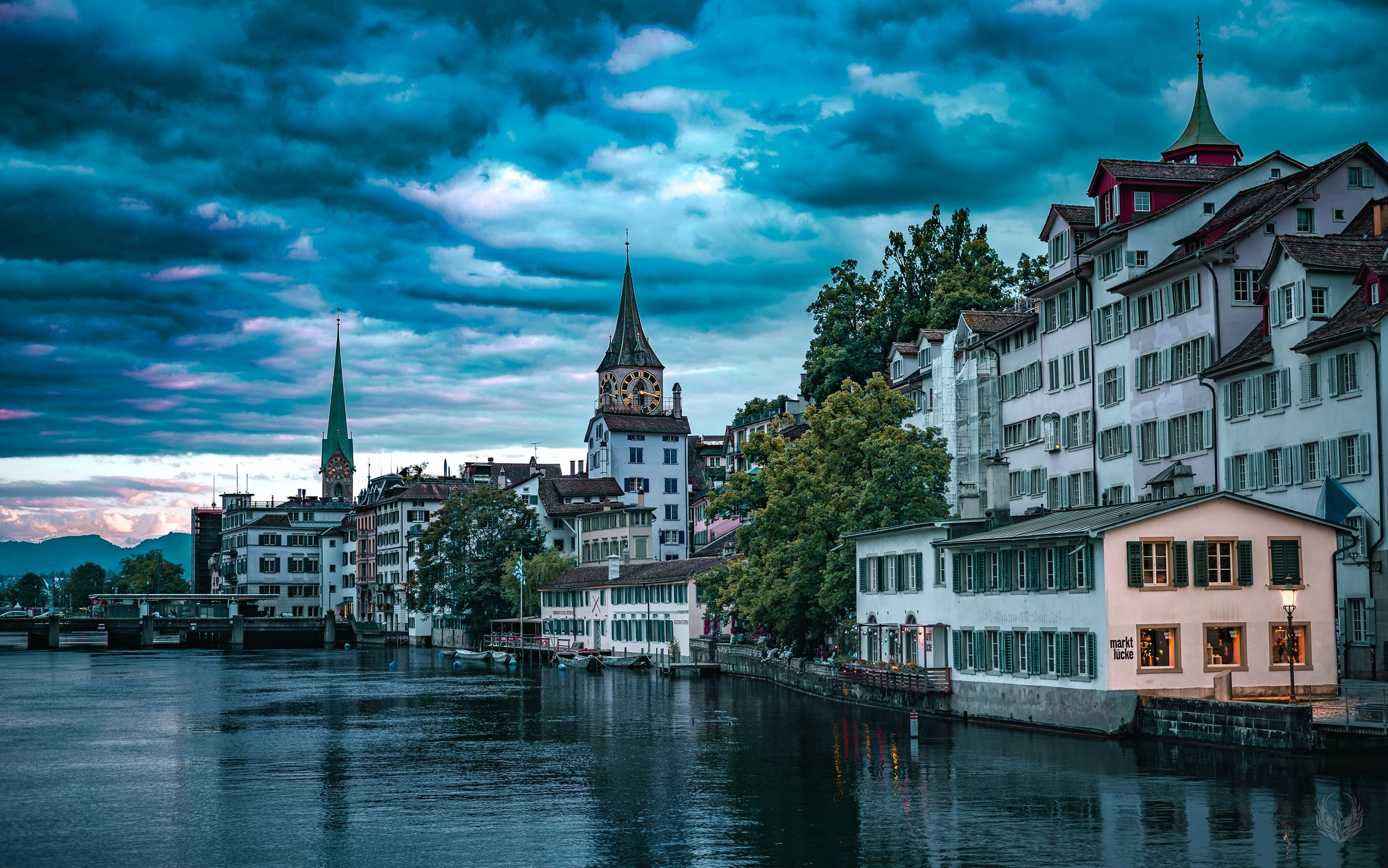 Rudolf-Brun-Bridge, Zurich, Switzerland