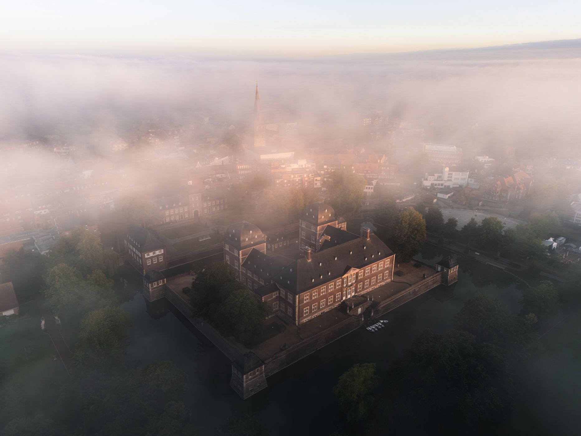 Schloss Ahaus and Ahaus Town, Germany