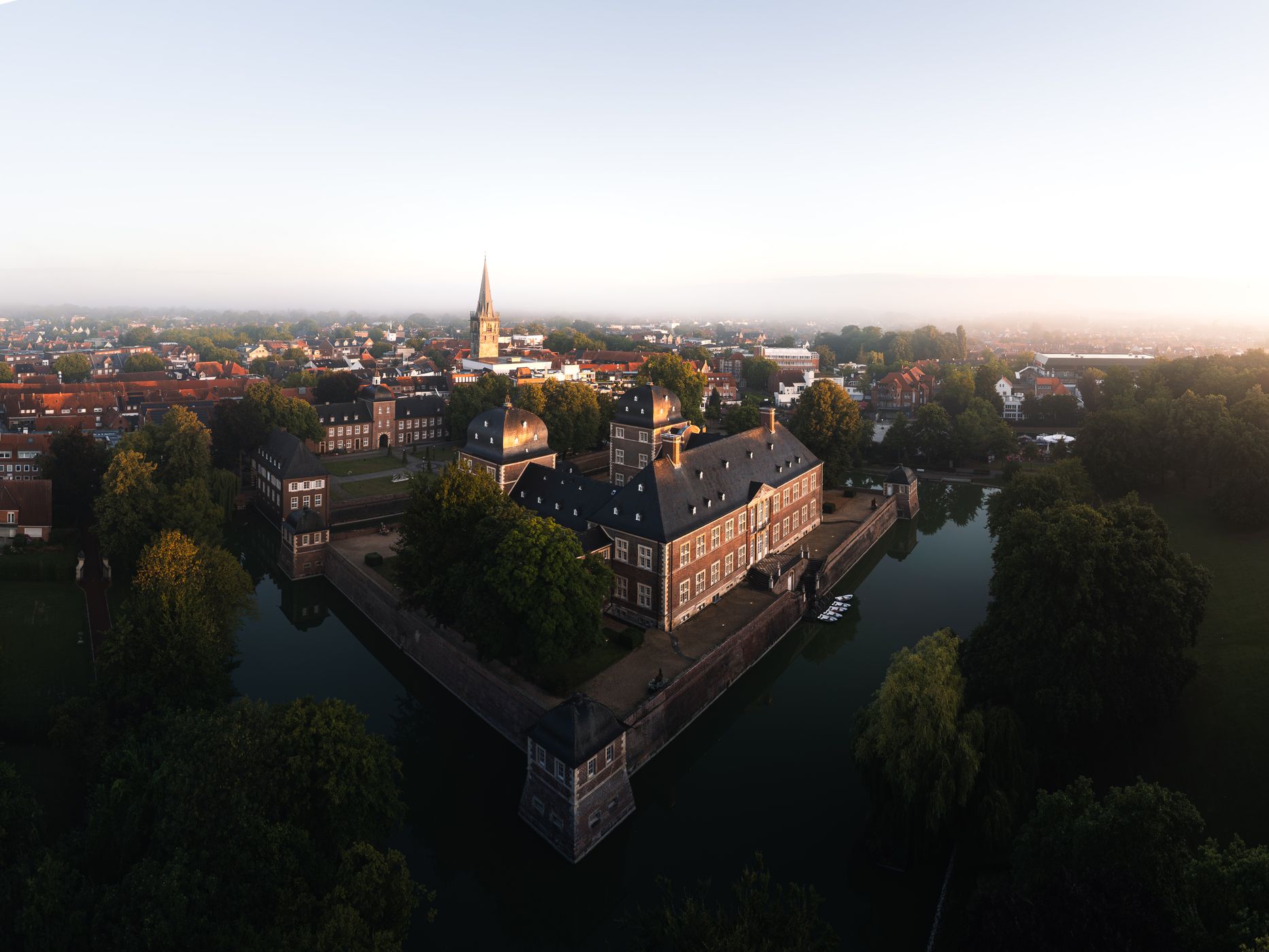Schloss Ahaus and Ahaus Town, Germany