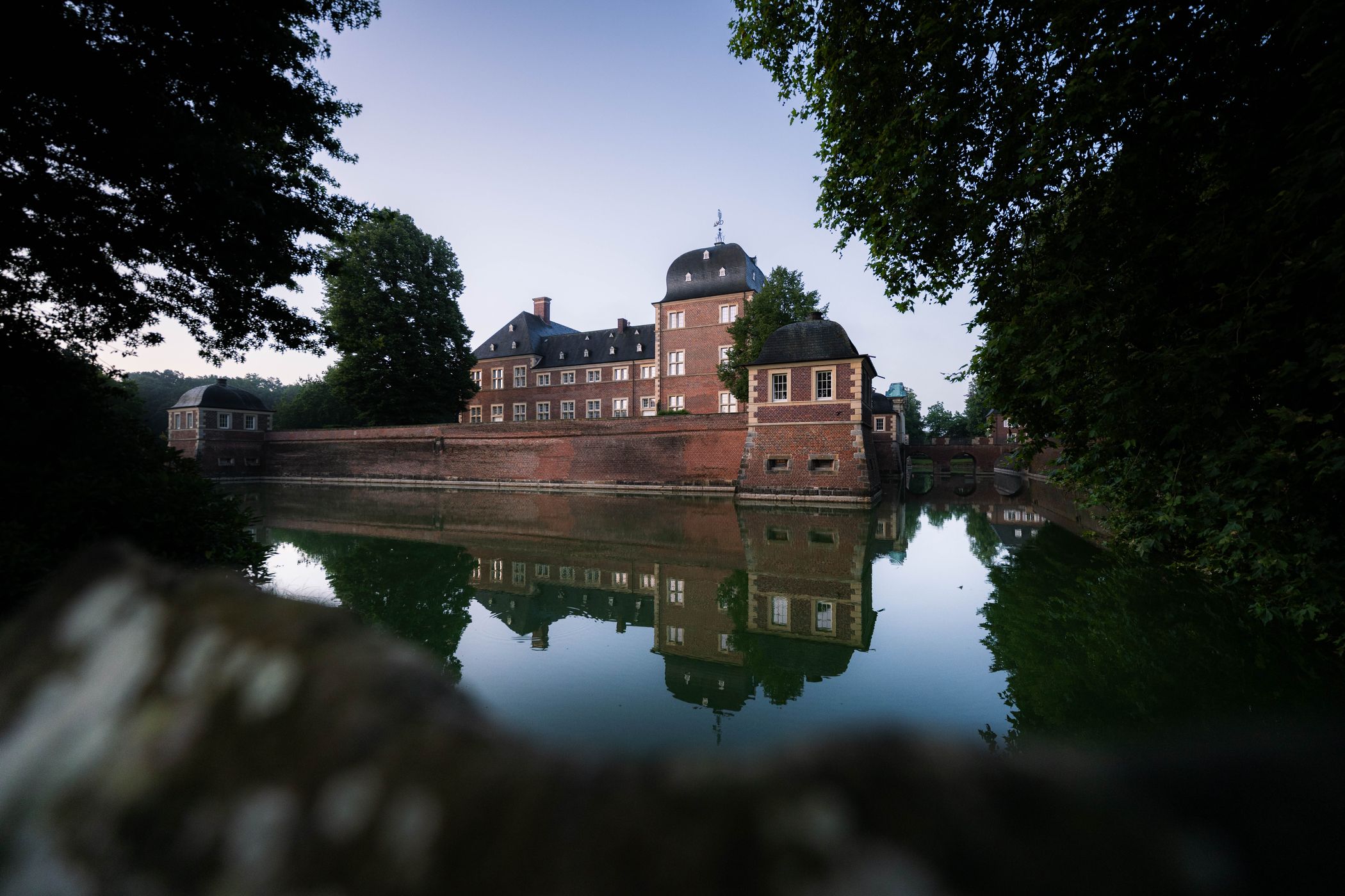 Schloss Ahaus, Side from Parking, Germany