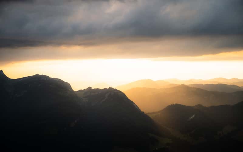 Söllerkopf (View towards Austria)