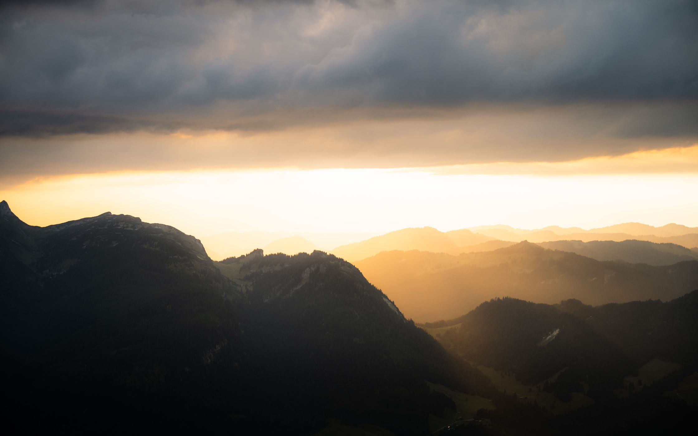 Söllerkopf (View towards Austria), Austria