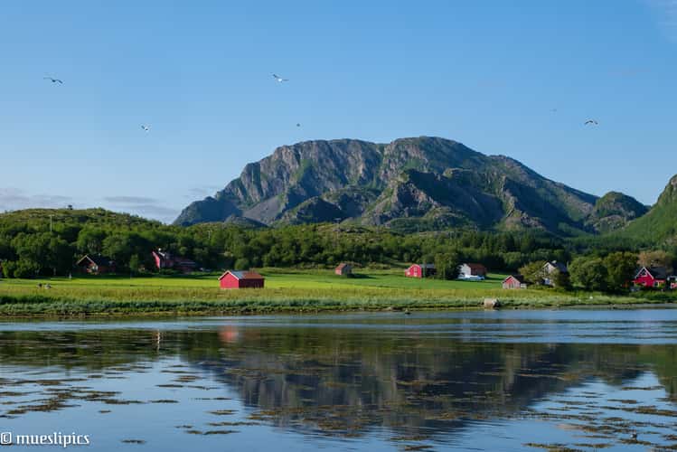 Some huts in Norway