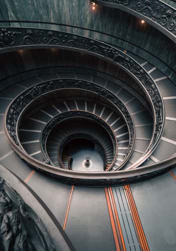Spiral Staircase at Vatican Museum, Rome