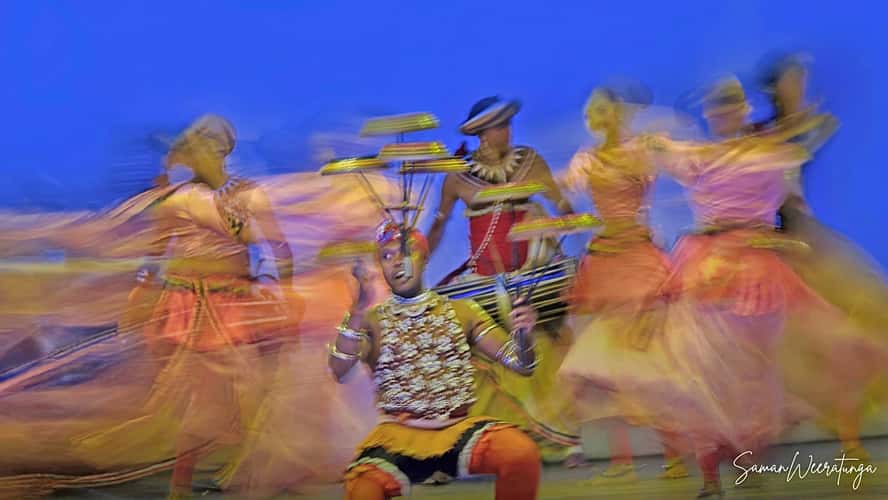 Sri Lankan traditional dancers
