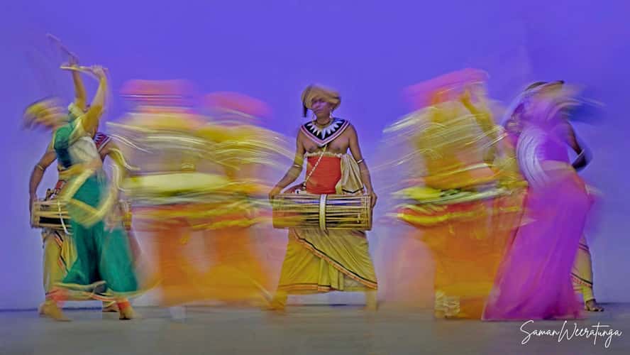 Sri Lankan traditional dancers