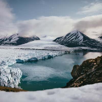 Valentinryggen peak, Osbornebreen, Svalbard & Jan Mayen Islands