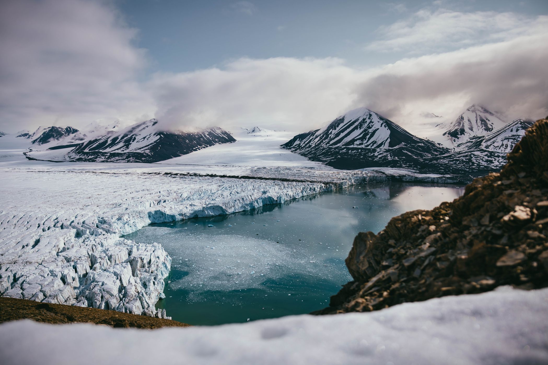 Valentinryggen peak, Osbornebreen, Svalbard & Jan Mayen Islands