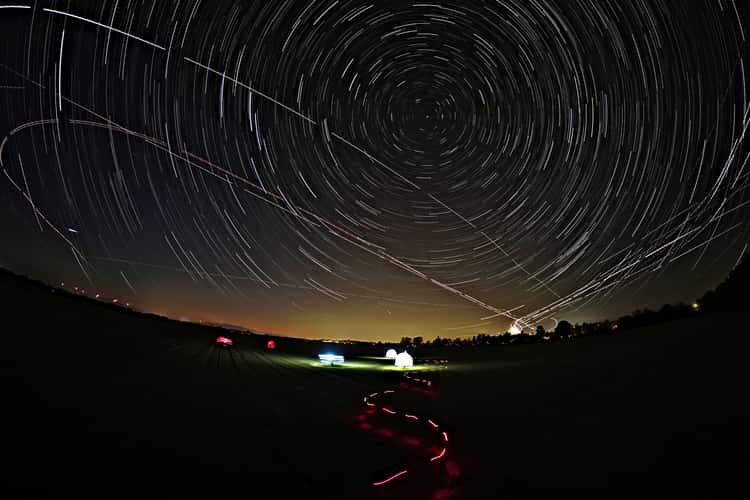 Startrails over Vienna
