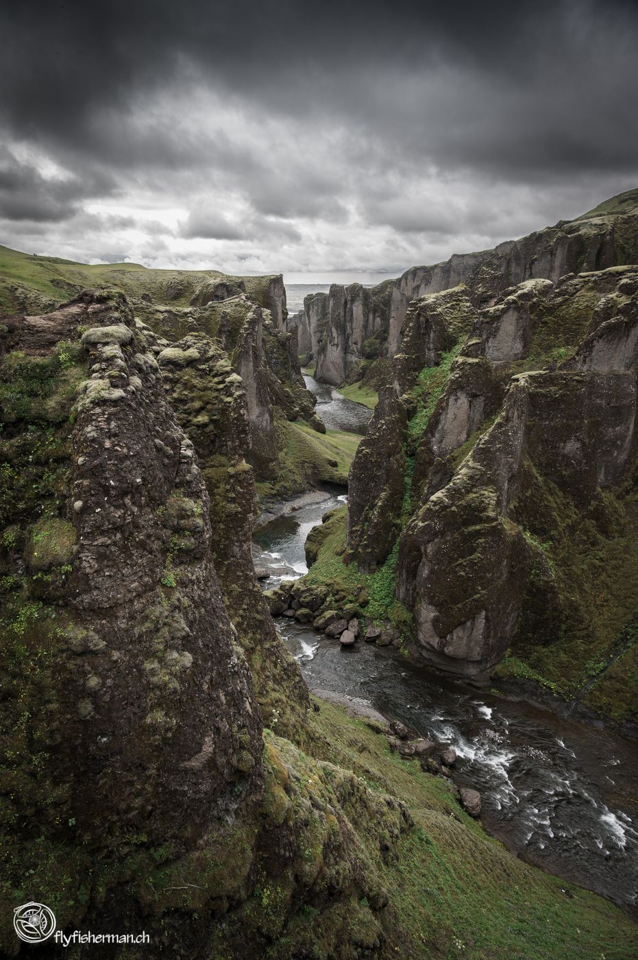 Sunset at Fjaðrárgljúfur-Canyon, Iceland