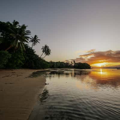 Sunset beach, Taveuni, Fiji