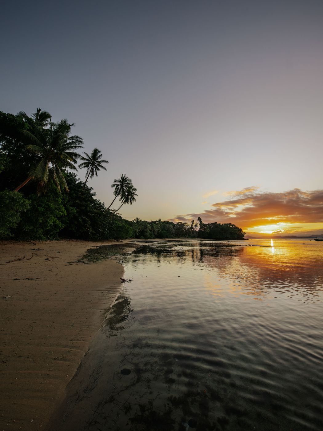 Sunset beach, Taveuni, Fiji