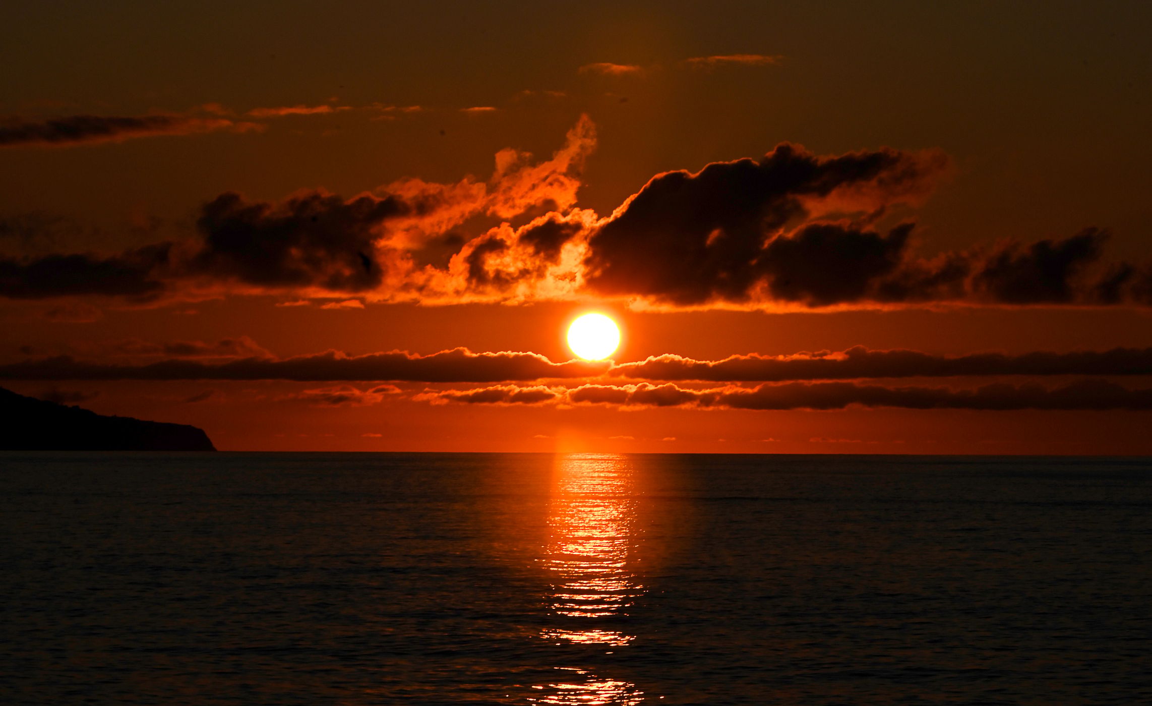 Sunset in Ribeira Grande, Portugal