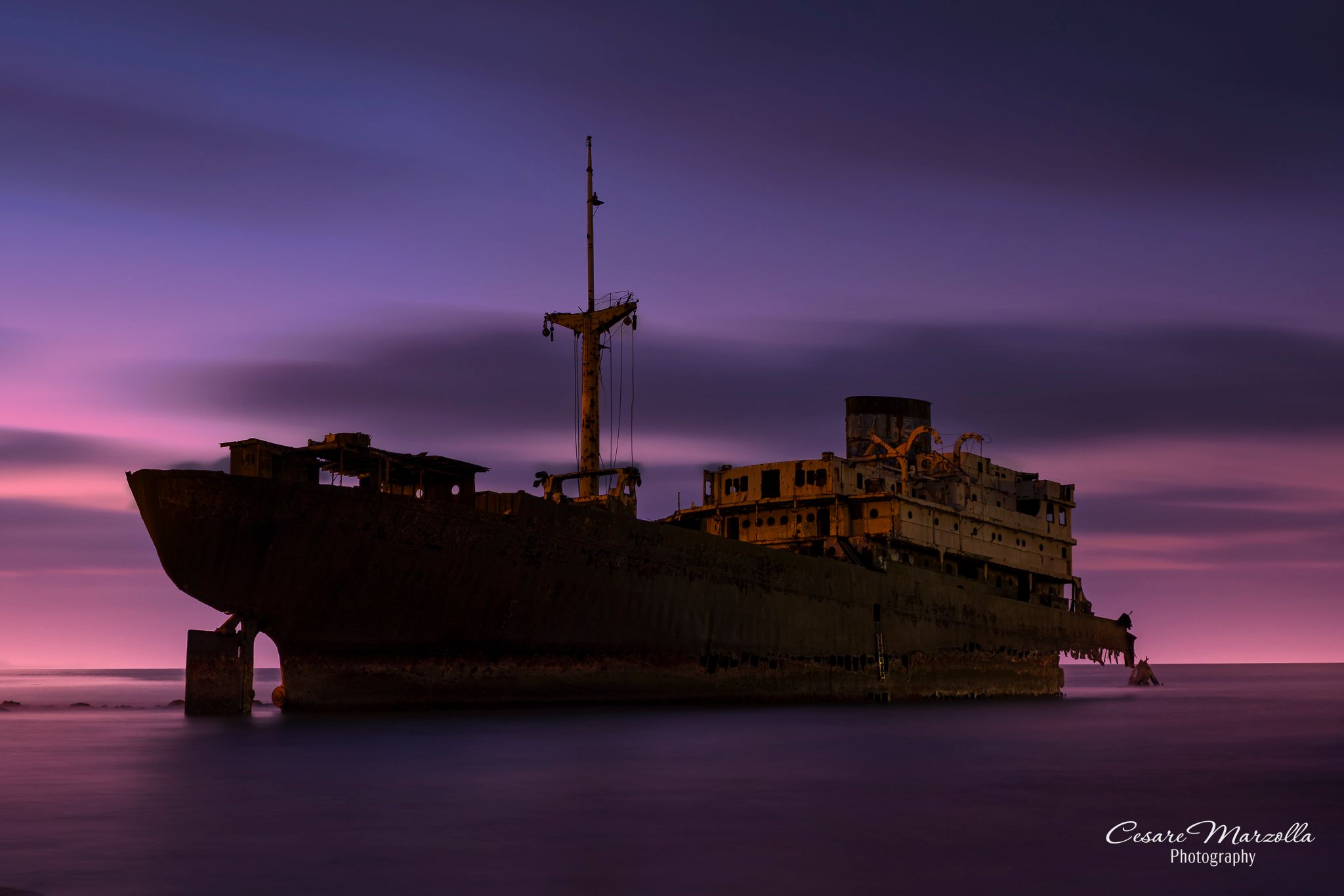 Telamon shipwreck, Arricife,Lanzarote,Spain, Spain