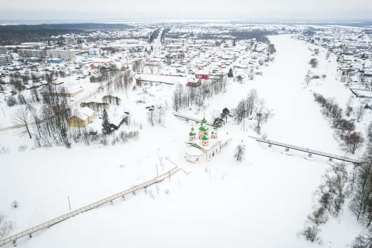 The Olonets Cathedral (drone)