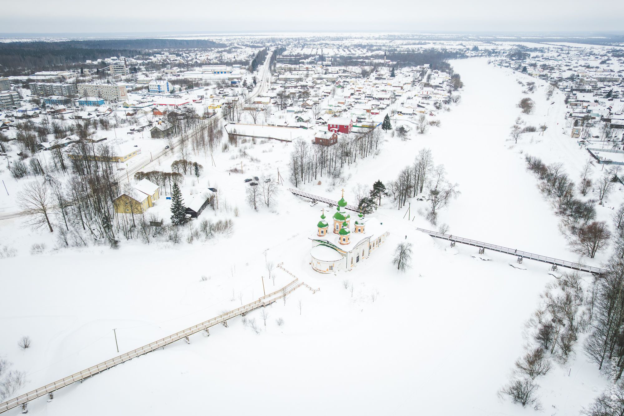 The Olonets Cathedral (drone), Russian Federation