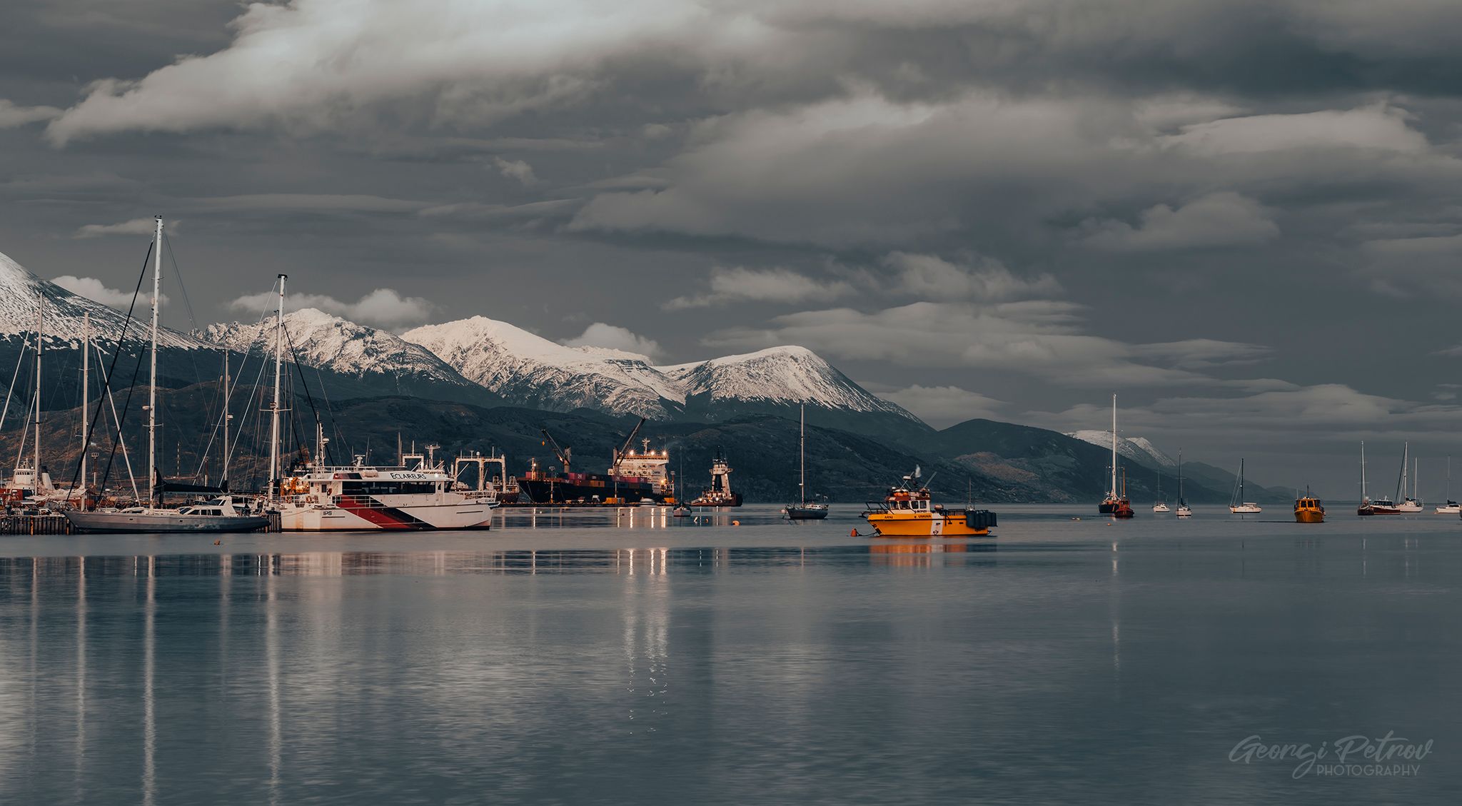 Ushuaia harbour, Argentina