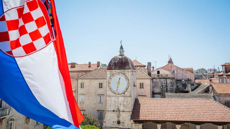 View from Saint Lawrence Cathedral, Trogir