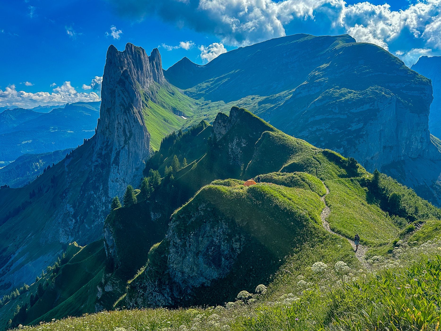 View on Kreuzberge, Switzerland