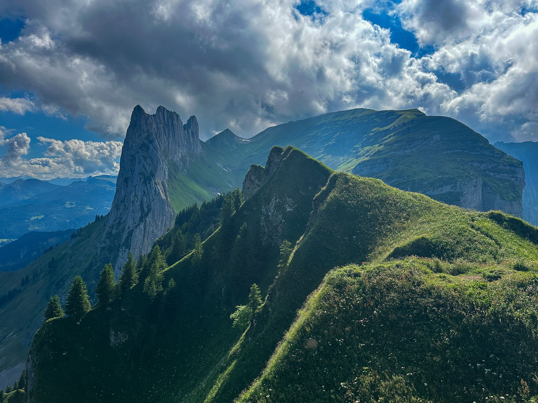 View on Kreuzberge, Switzerland