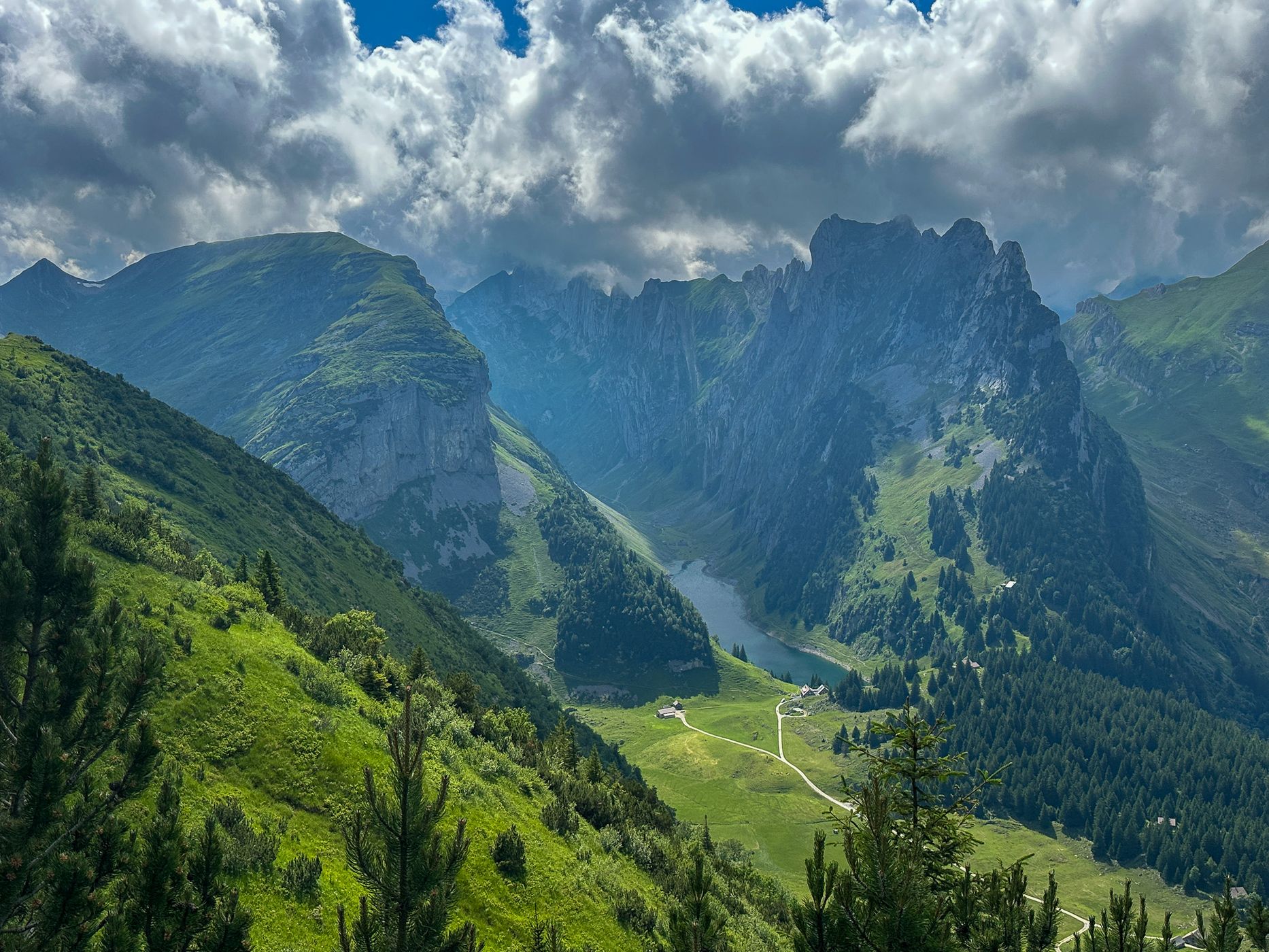 View on Kreuzberge, Switzerland