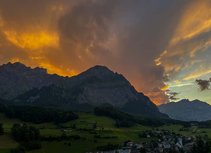 View on Mitlödi/GL