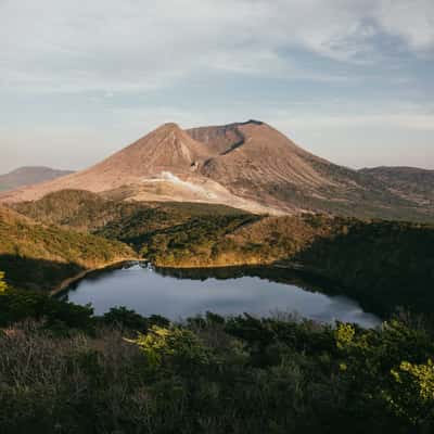 Viewpoint to Byakushi Pond, Kirishima-Kinkowan National Park, Japan