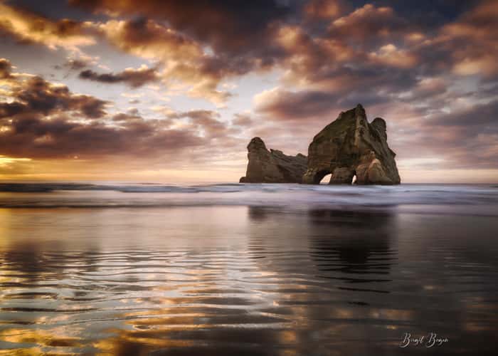 Wharariki Beach