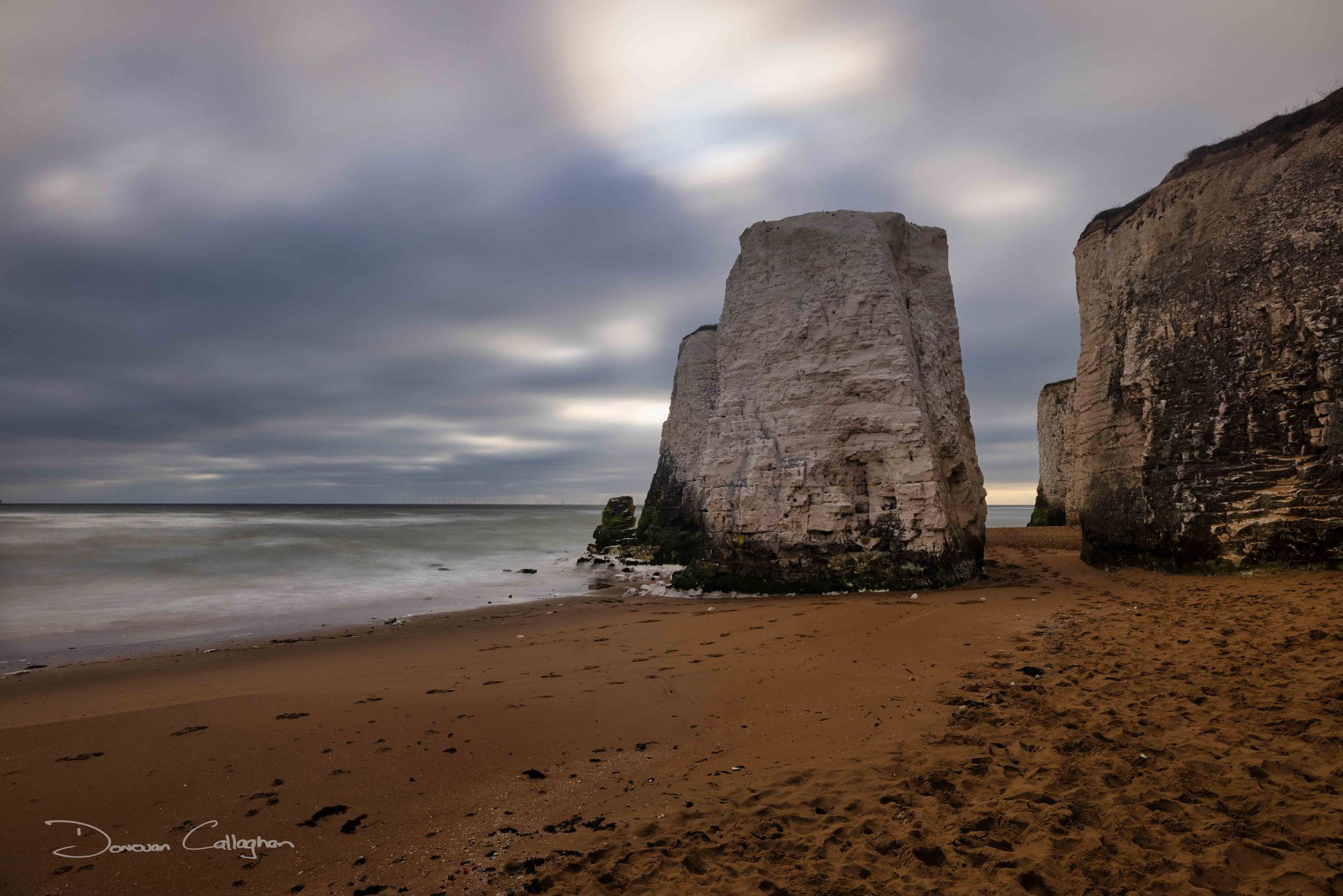 White cliffs, Foreness Point, England, United Kingdom