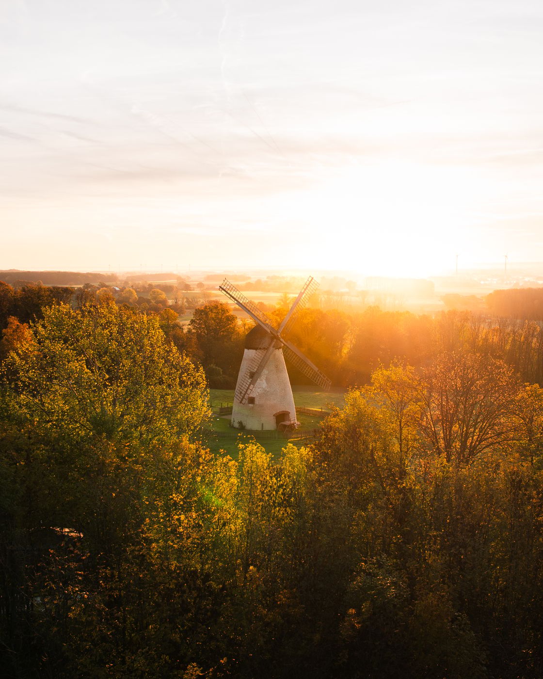 Windmühle auf dem Höxberg Surroundings, Germany