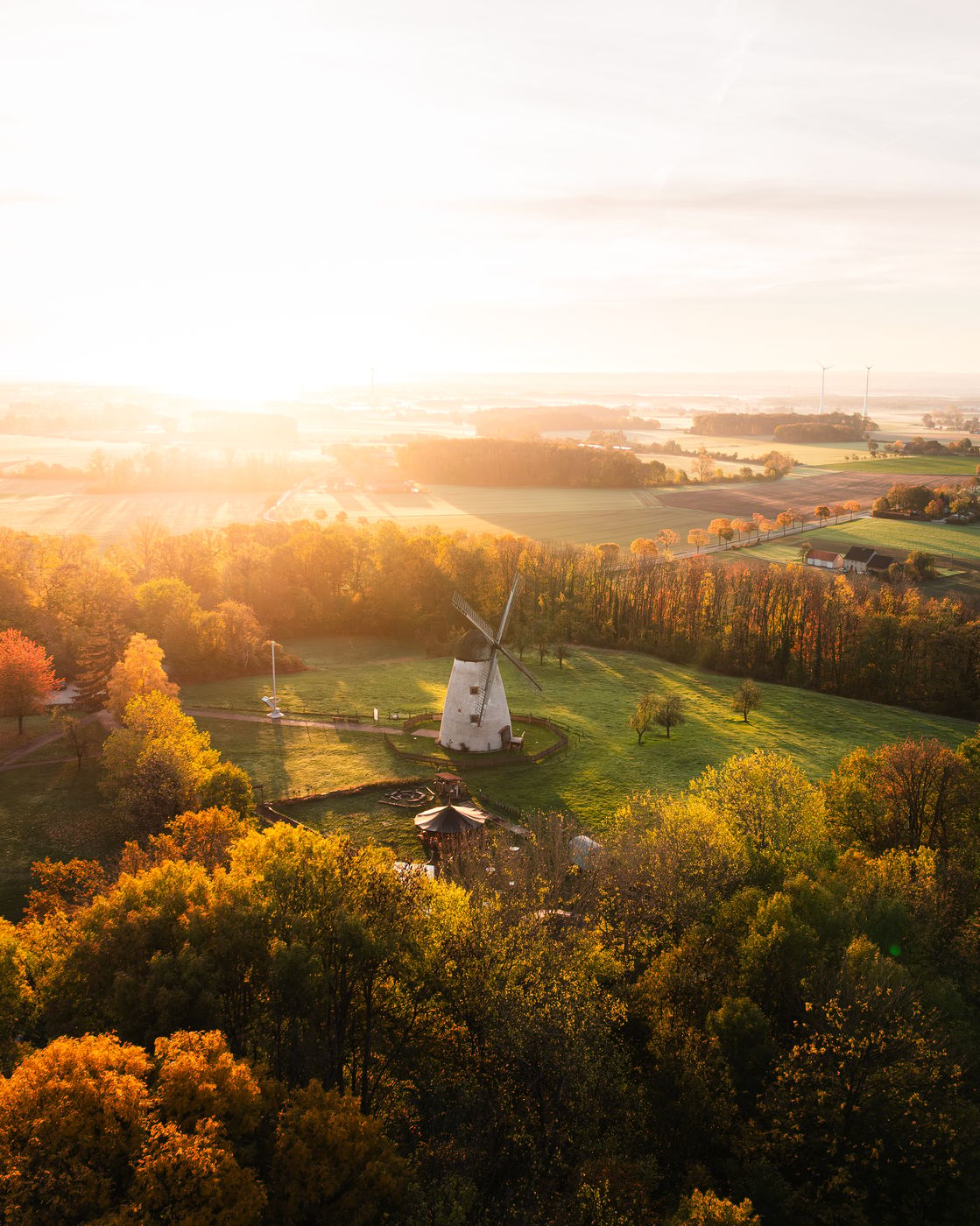 Windmühle auf dem Höxberg Surroundings, Germany