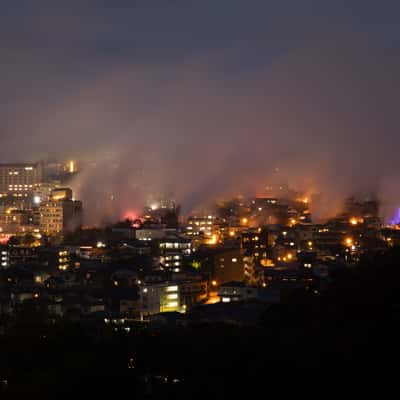 Yukemuri Observation Deck, Beppu, Japan