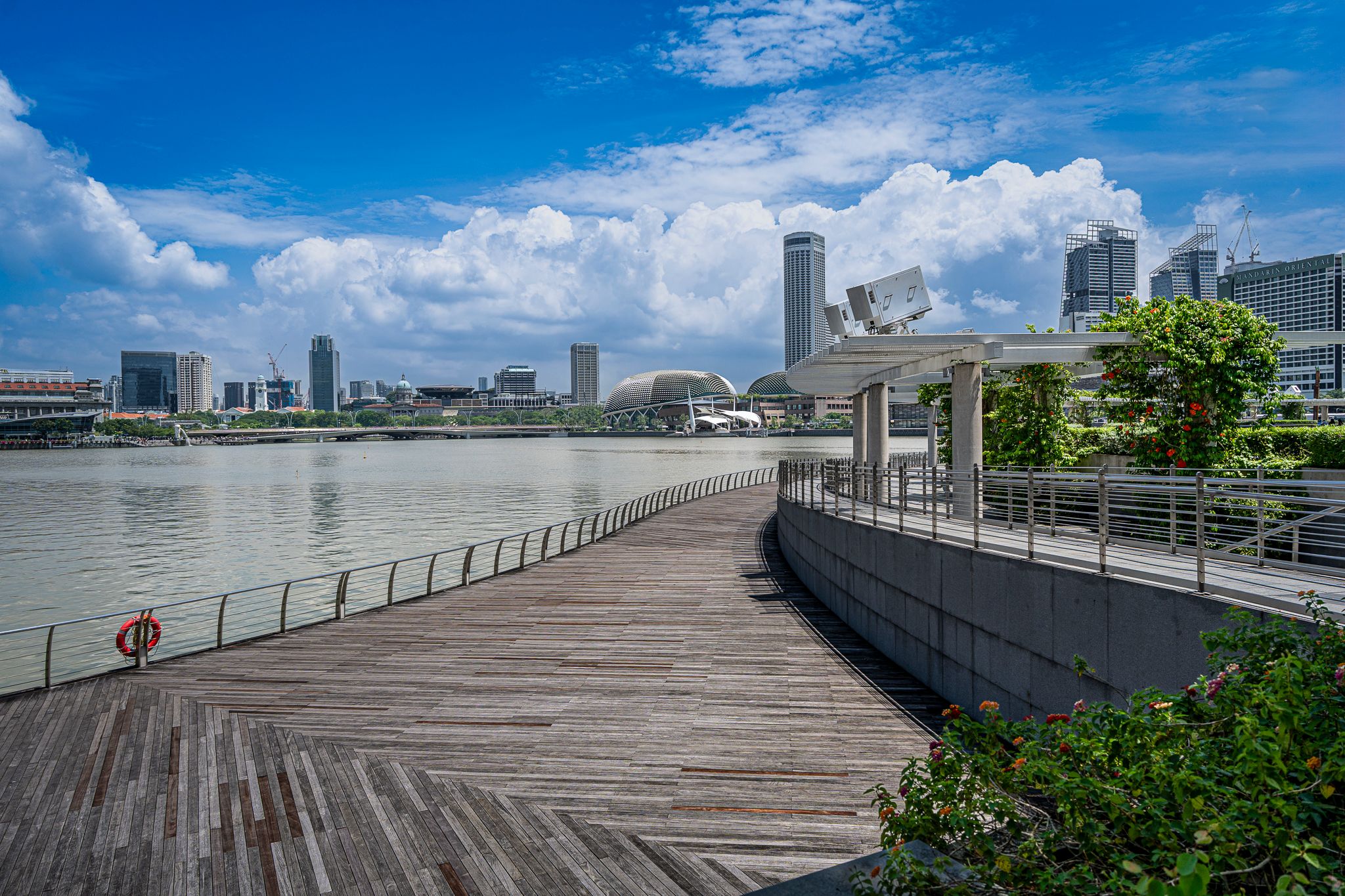 At the Sail at Marina Bay, Singapore