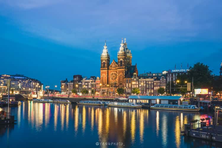 The Basilica of Saint Nicholas in Amsterdam