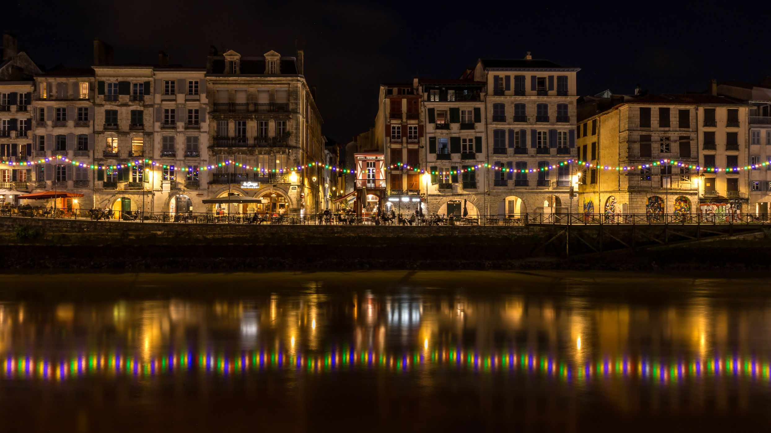 Bayonne Nive's bank, France