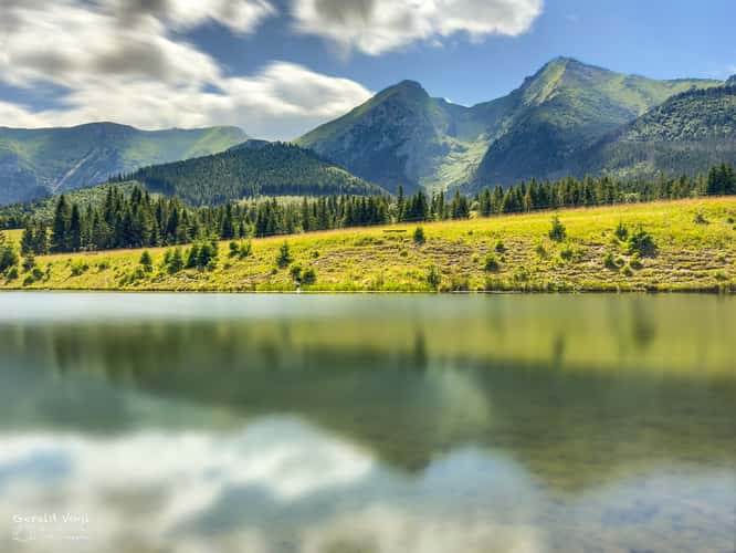 Belianske Tatry from Ždiar Village