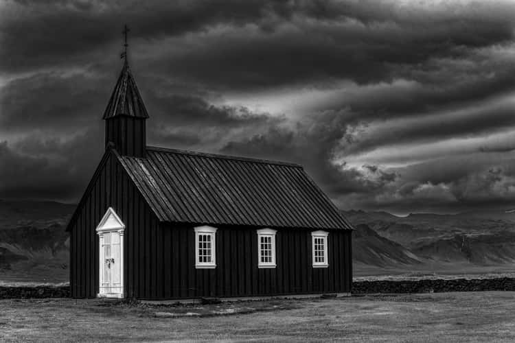 Búðakirkja, The Church at Búðir, Snaefellsnes