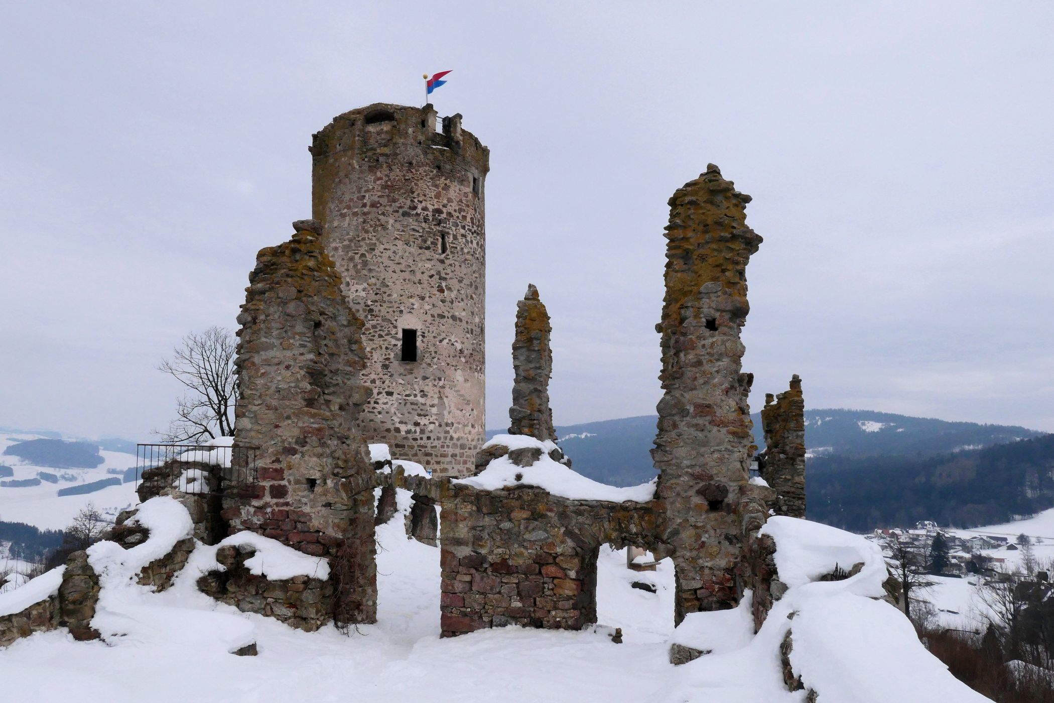Burgruine Waxenberg, Austria