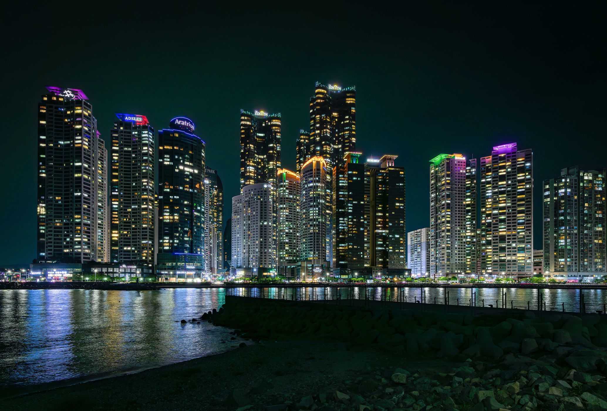 Busan | Skyline reflections, South Korea
