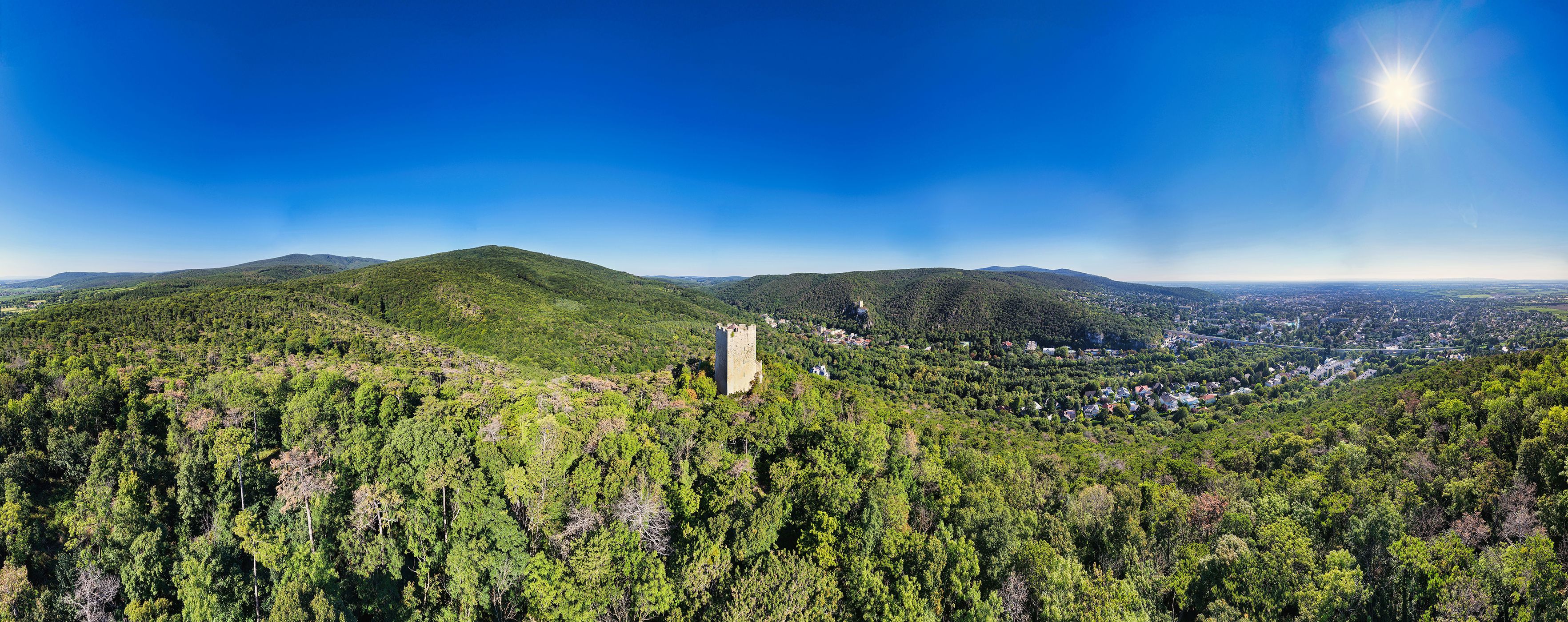 Castle Rauheneck and Rauhenstei ruins, Austria