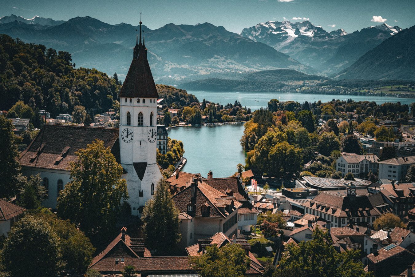 Castle Thun in Switzerland, Switzerland