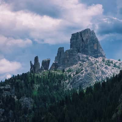 Cinque Torri from the Road, Italy