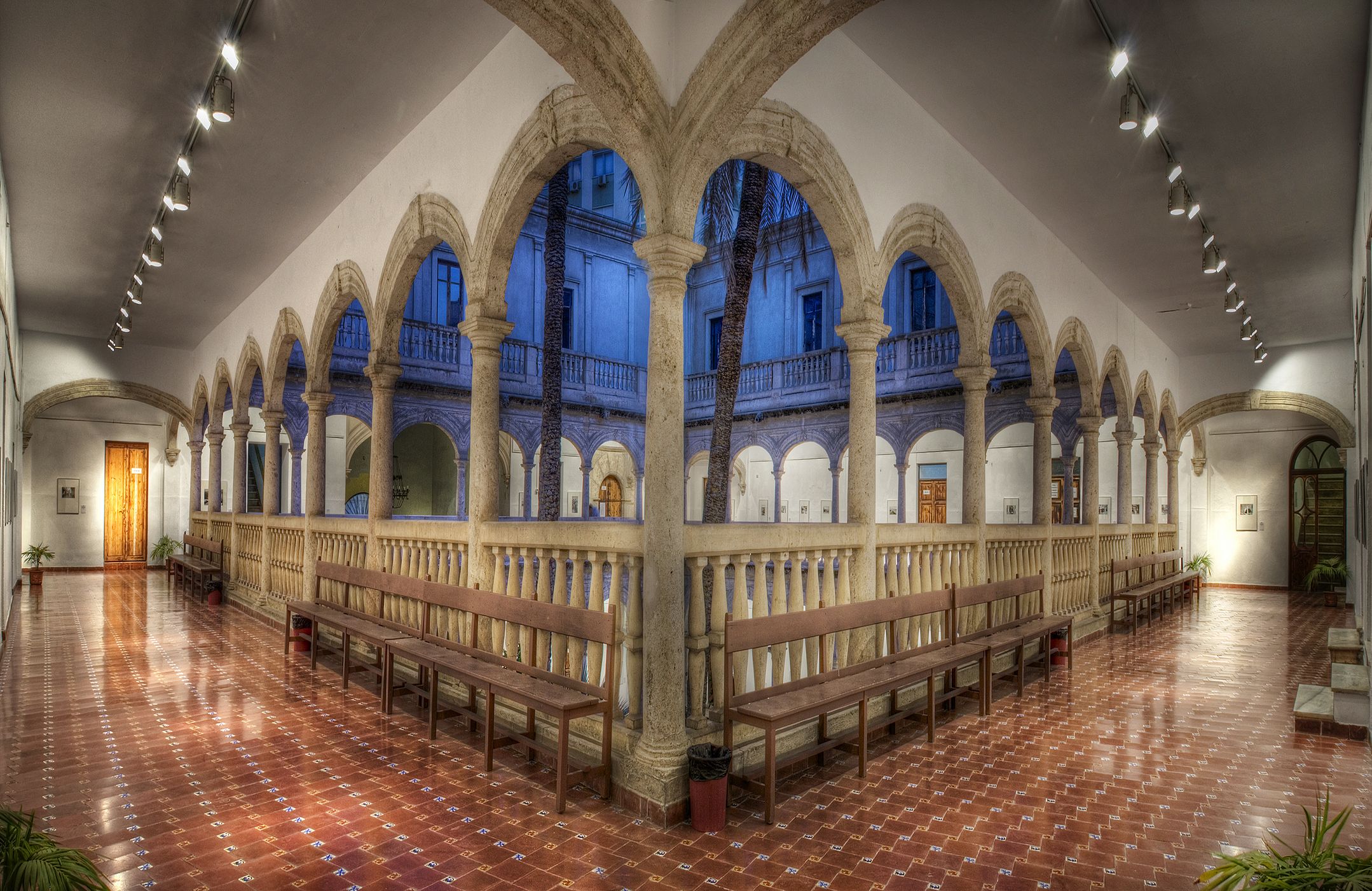 Cloister of the School of Arts of Almeria, Spain