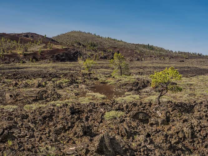 Craters of the Moon, view to Loop Road