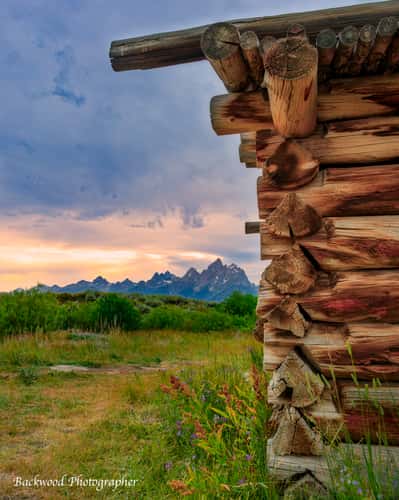 Cunningham Cabin in Grand Tetons National Park