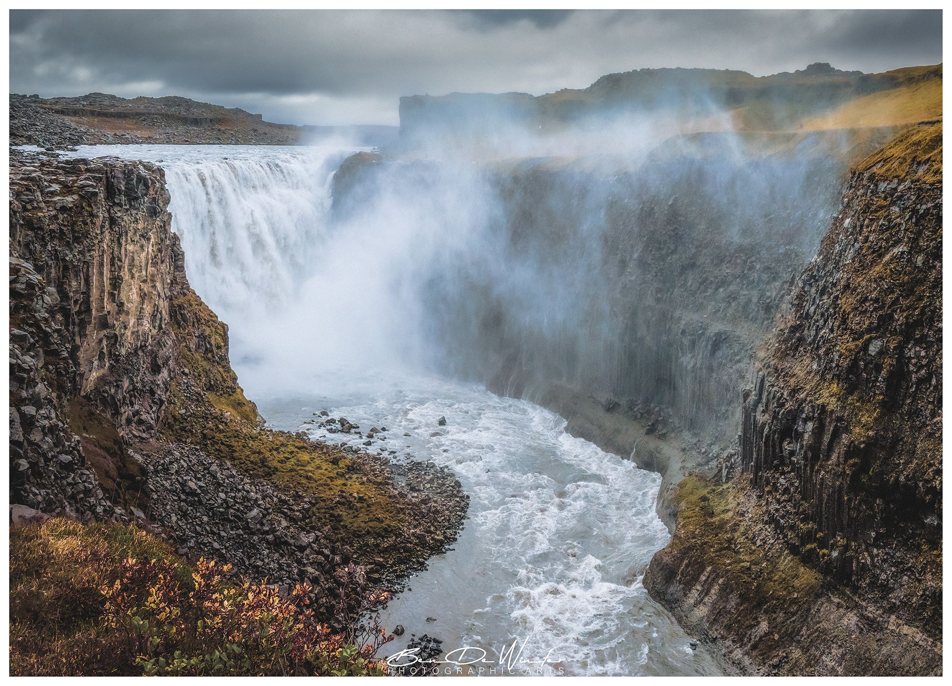 Dettifoss, from the East side, Iceland