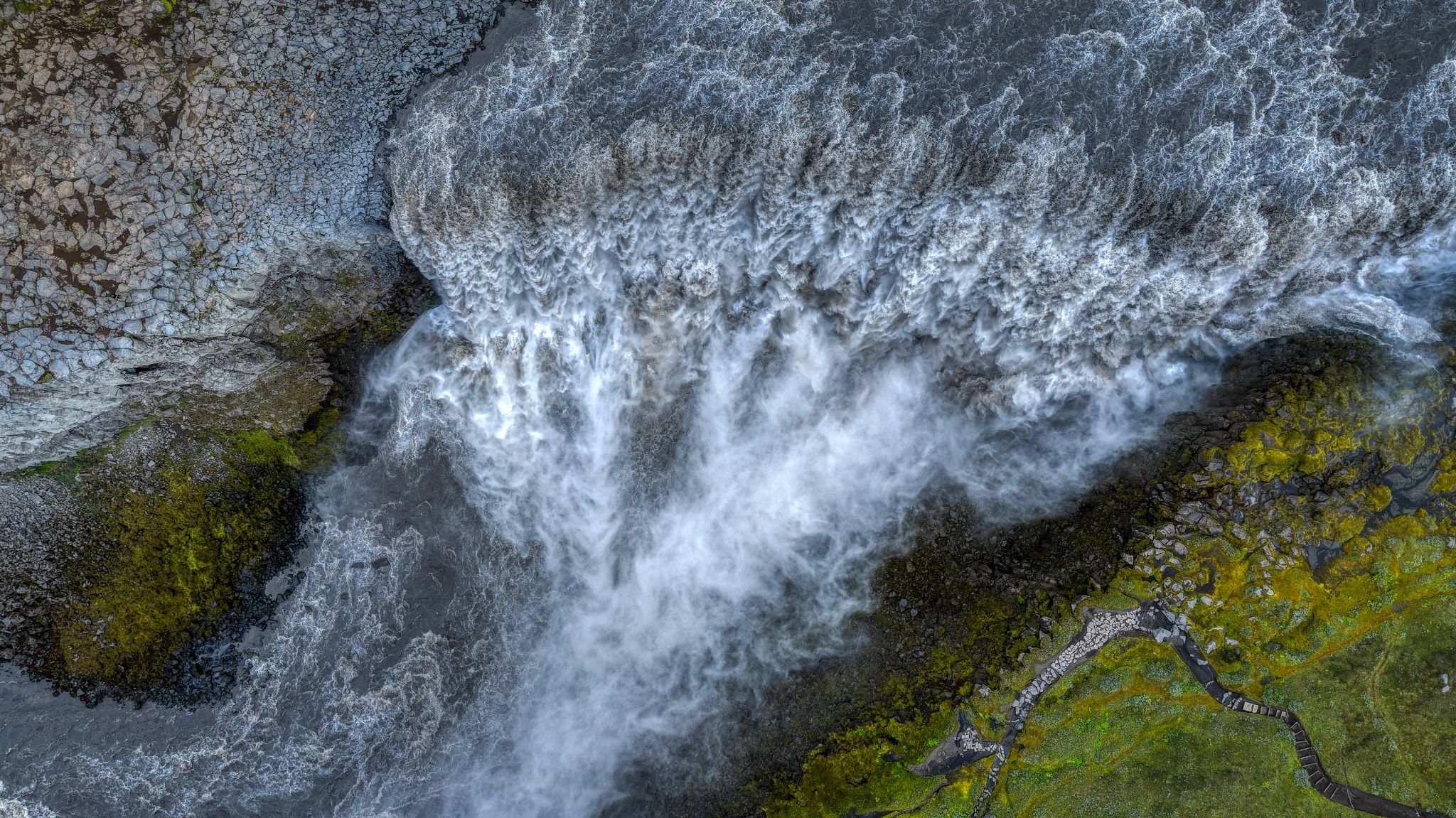 Dettifoss, western side (frontal view), Iceland