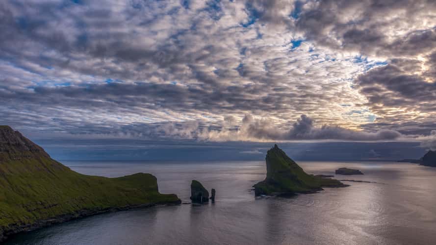 Drone View of Drangarnir