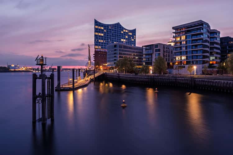Elbphilharmonie at Sunset